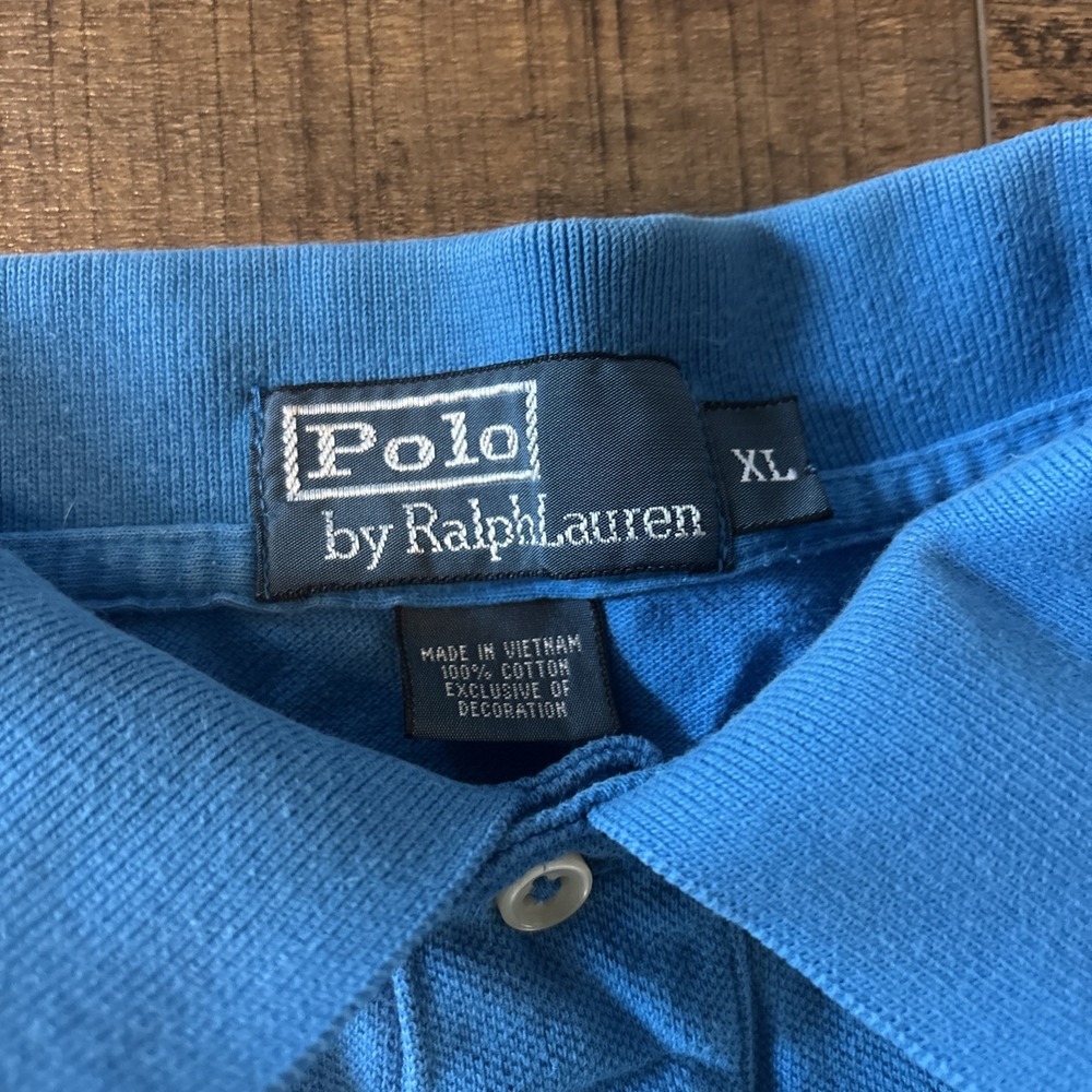 Polo Ralph Lauren Men's Turquoise Blue Polo Shirt Extra XL - Picture 3 of 6